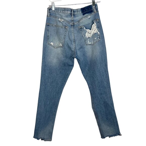 Frame Le Original High-Rise Skinny Rigid Re-Release Jeans in Watermark Size 27 - Picture 3 of 15